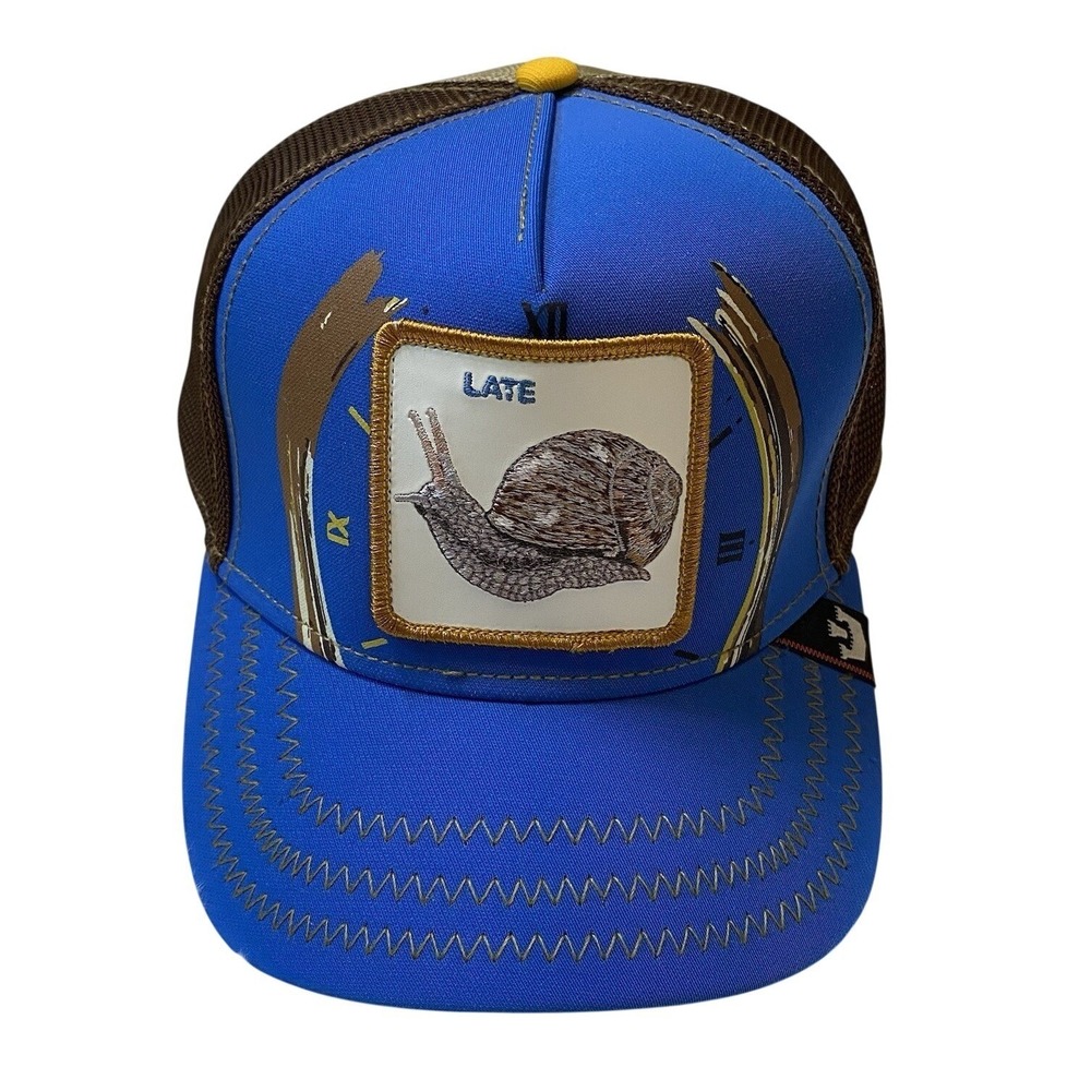 Goorin Bros Animal Farm Trucker Hat Limited Edition Last Minute Late Snail NWOT